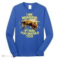 Beekeeper Meaningful Gift Honeycomb Honey Bee Beekeeping Gift Long Sleeve Shirt thumb 0