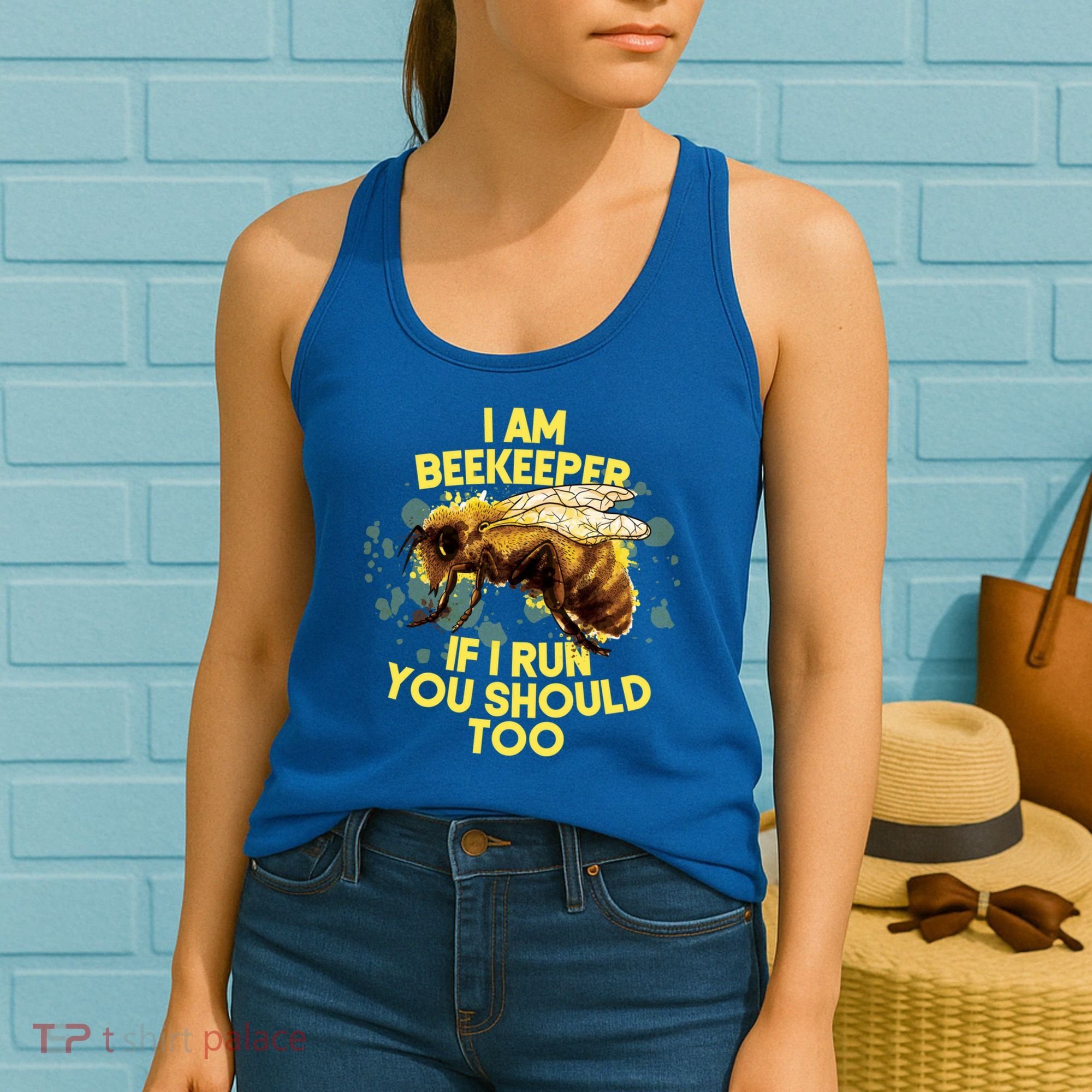 Beekeeper Meaningful Gift Honeycomb Honey Bee Beekeeping Gift Women's Tank Top