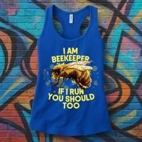 Beekeeper Meaningful Gift Honeycomb Honey Bee Beekeeping Gift Women's Tank Top thumb 3