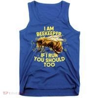 Beekeeper Meaningful Gift Honeycomb Honey Bee Beekeeping Gift Tank Top thumb 0