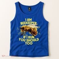 Beekeeper Meaningful Gift Honeycomb Honey Bee Beekeeping Gift Tank Top thumb 2