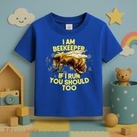 Beekeeper Meaningful Gift Honeycomb Honey Bee Beekeeping Gift Toddler T-Shirt thumb 3