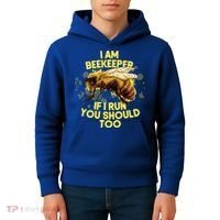 Beekeeper Meaningful Gift Honeycomb Honey Bee Beekeeping Gift Kids Hoodie thumb 4