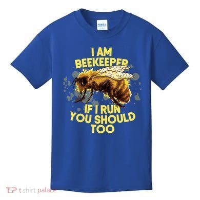 Beekeeper Meaningful Gift Honeycomb Honey Bee Beekeeping Gift Kids T-Shirt