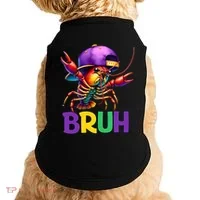 Bruh Mardi Gras Bruh Crawfish Mardi Gras Doggie Tank thumb 0