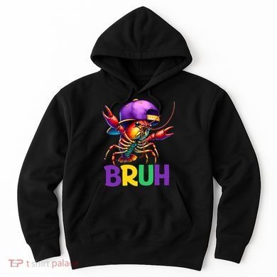 Bruh Mardi Gras Bruh Crawfish Mardi Gras Hoodie