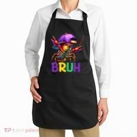 Bruh Mardi Gras Bruh Crawfish Mardi Gras Apron thumb 2