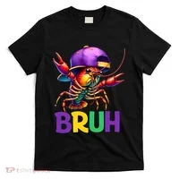 Bruh Mardi Gras Bruh Crawfish Mardi Gras T-Shirt thumb 0