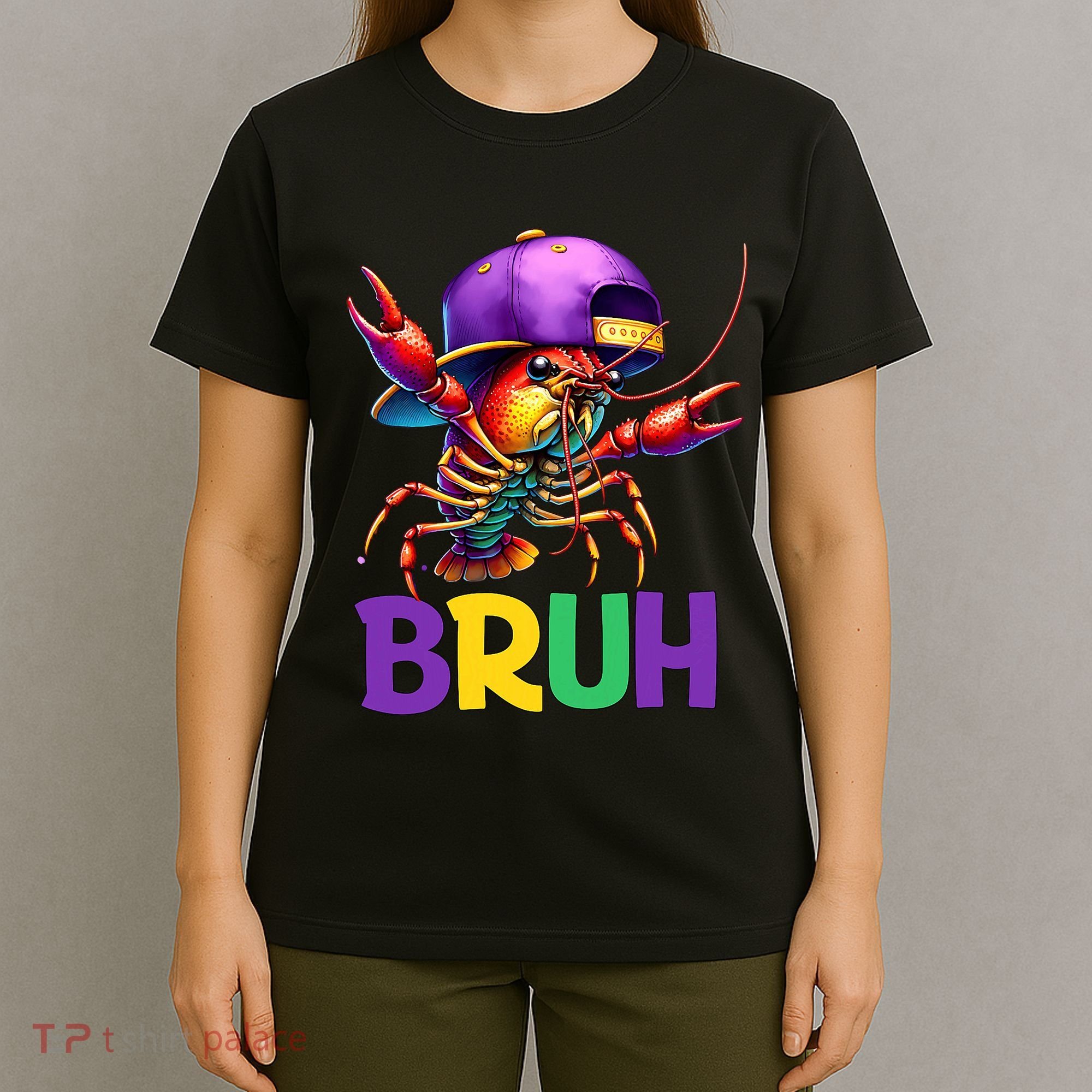 Bruh Mardi Gras Bruh Crawfish Mardi Gras T-Shirt