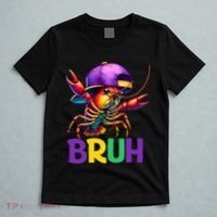 Bruh Mardi Gras Bruh Crawfish Mardi Gras T-Shirt thumb 5