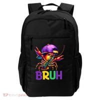Bruh Mardi Gras Bruh Crawfish Mardi Gras Backpack thumb 0