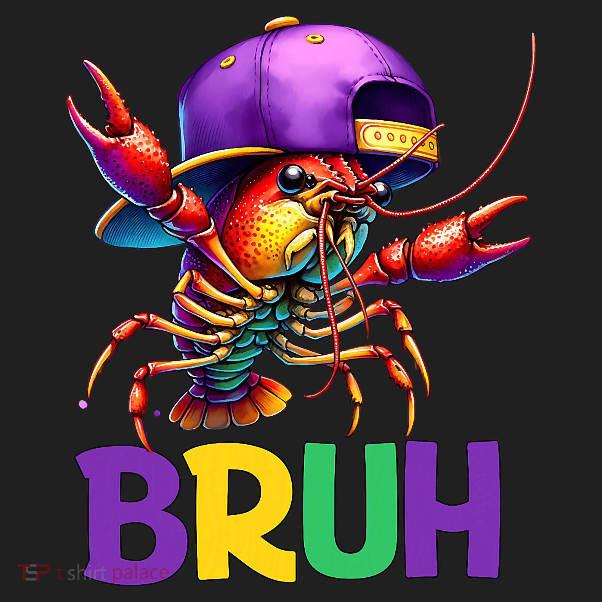 Bruh Mardi Gras Bruh Crawfish Mardi Gras Beanie