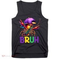 Bruh Mardi Gras Bruh Crawfish Mardi Gras Tank Top thumb 0