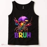 Bruh Mardi Gras Bruh Crawfish Mardi Gras Tank Top thumb 2