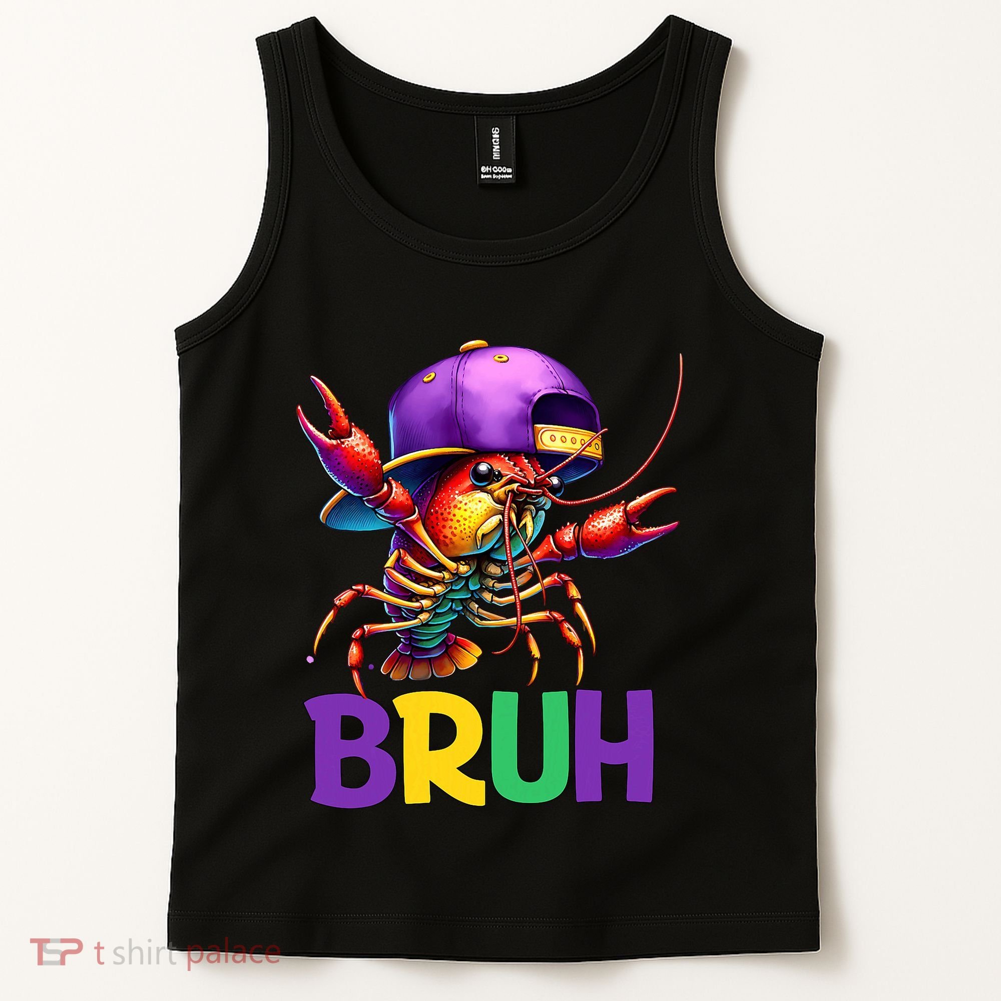 Bruh Mardi Gras Bruh Crawfish Mardi Gras Tank Top