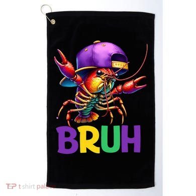 Bruh Mardi Gras Bruh Crawfish Mardi Gras Golf Towel
