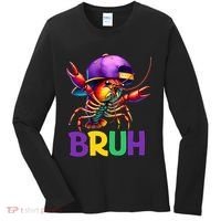 Bruh Mardi Gras Bruh Crawfish Mardi Gras Women's Long Sleeve Shirt thumb 0