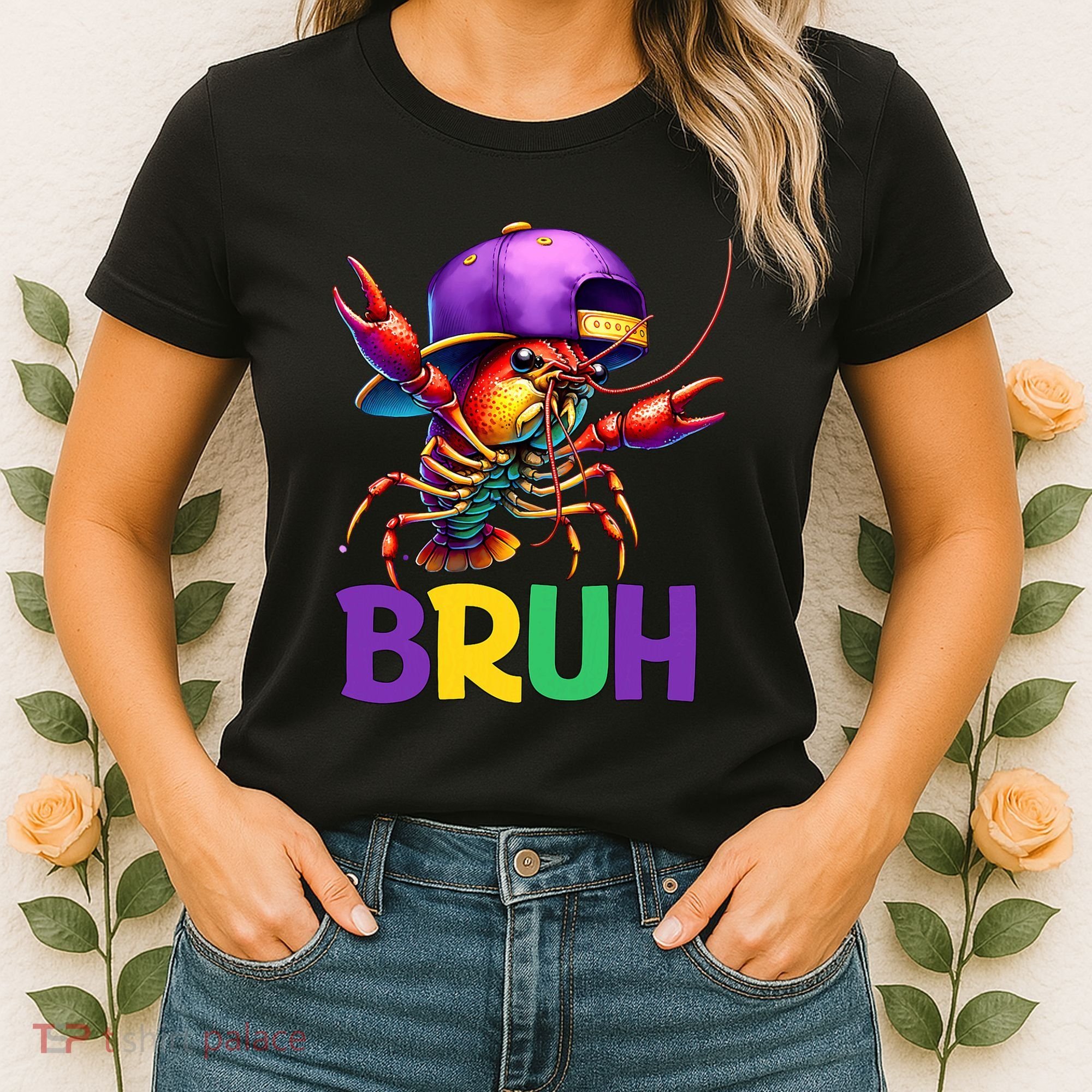 Bruh Mardi Gras Bruh Crawfish Mardi Gras Women's T-Shirt