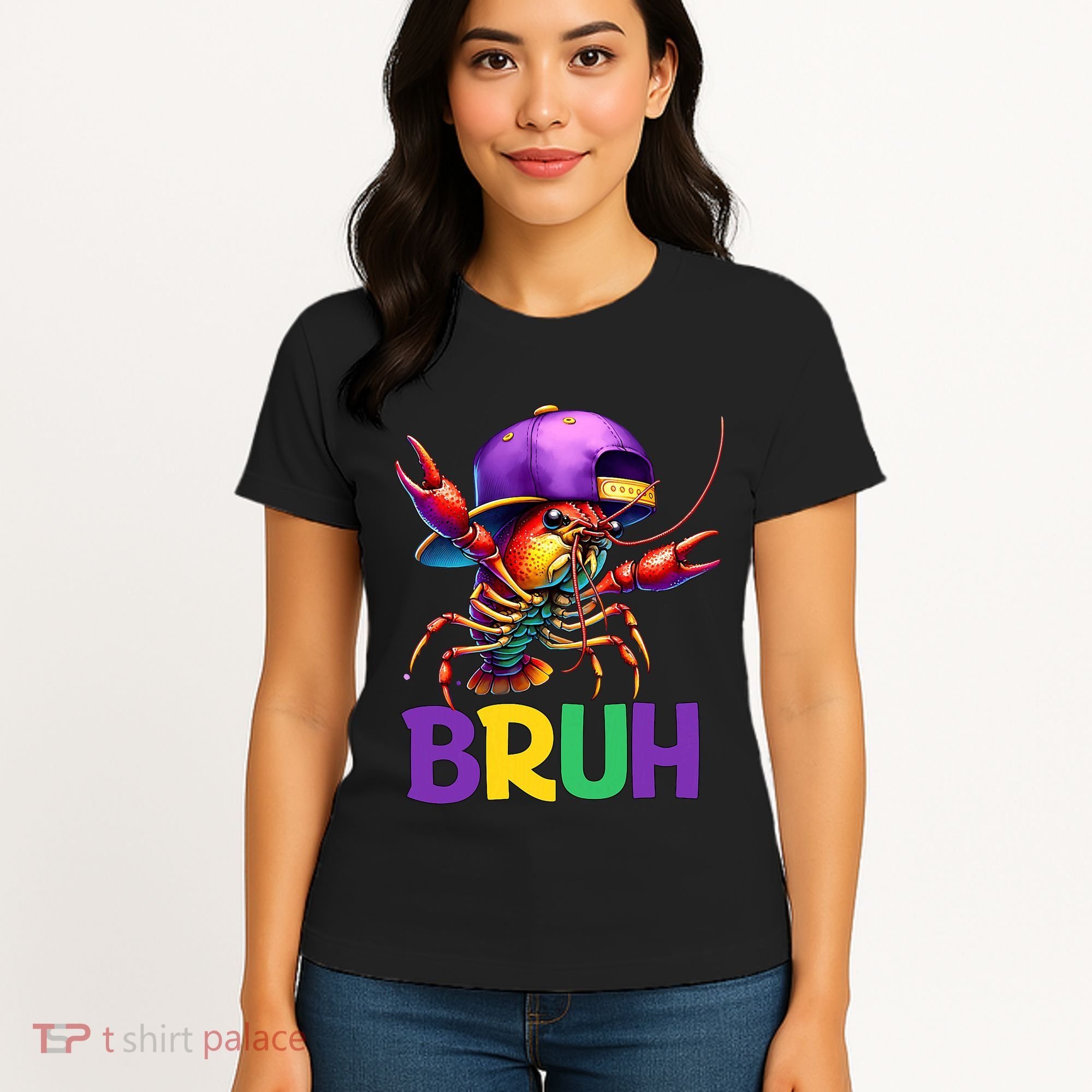 Bruh Mardi Gras Bruh Crawfish Mardi Gras Women's T-Shirt
