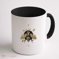 Beekeeper Meaningful Gift Honeycomb Honey Bee Compass Beekeeping Great Gift Coffee Mug thumb 1