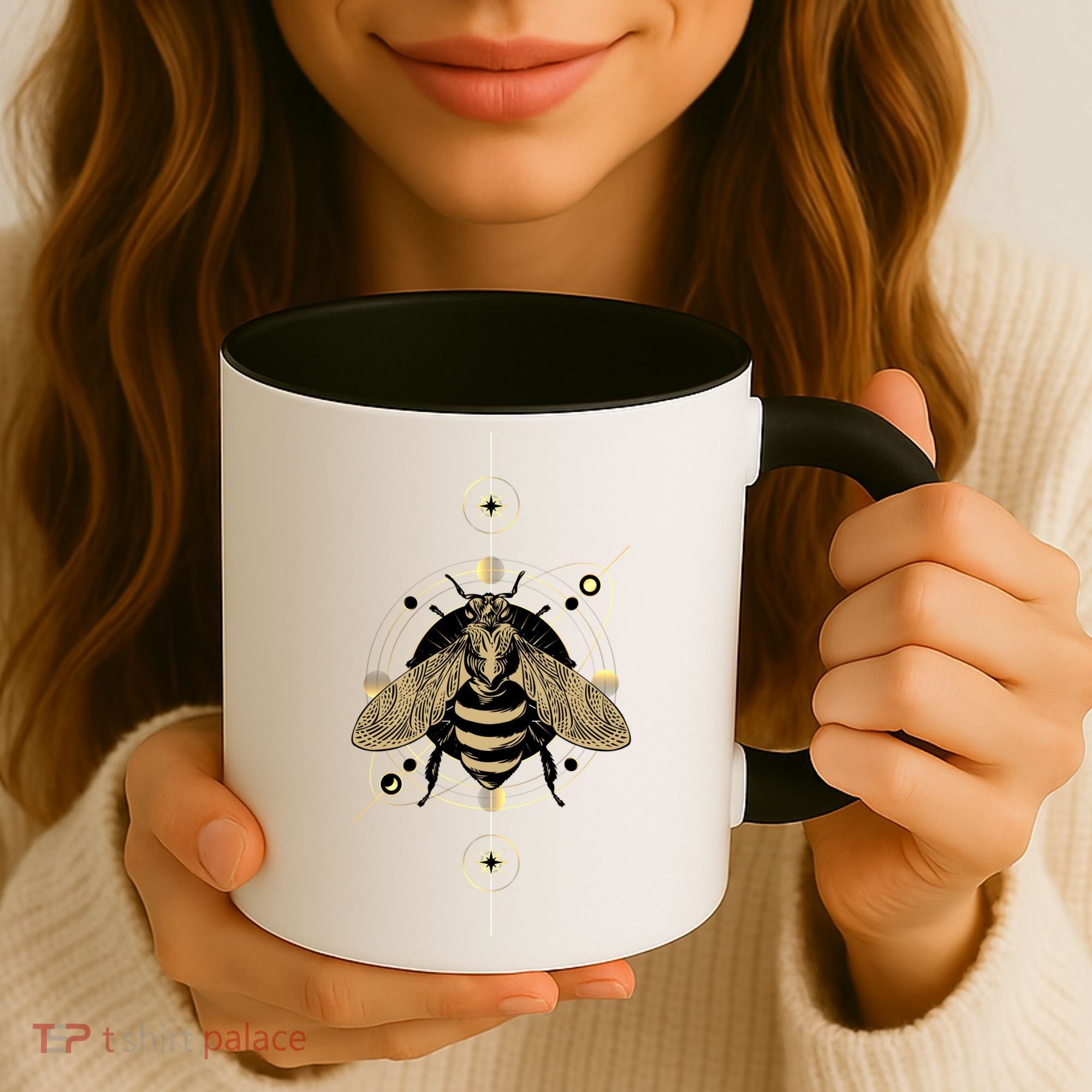Beekeeper Meaningful Gift Honeycomb Honey Bee Compass Beekeeping Great Gift Coffee Mug