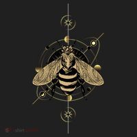 Beekeeper Meaningful Gift Honeycomb Honey Bee Compass Beekeeping Great Gift Hat thumb 2