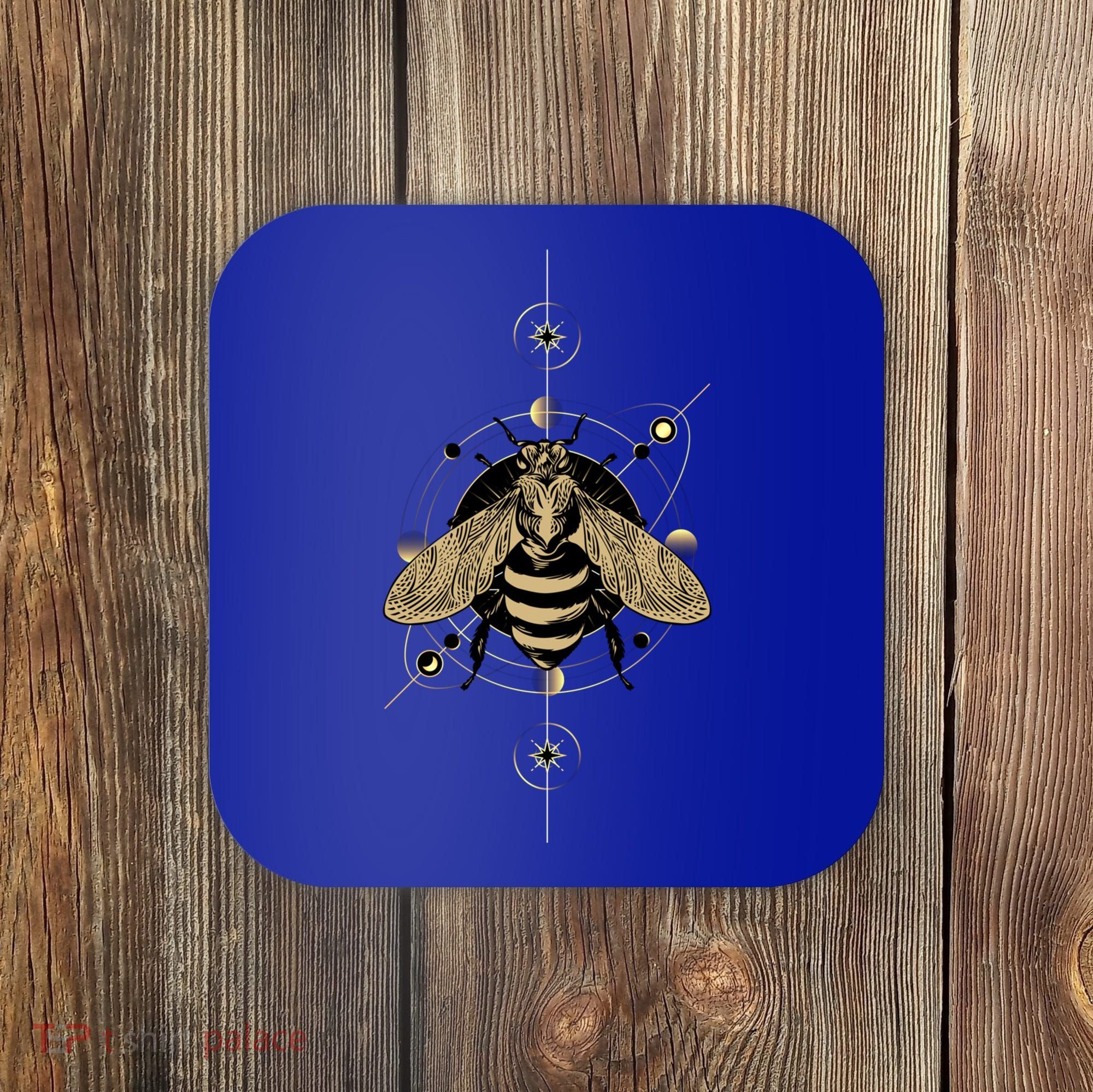Beekeeper Meaningful Gift Honeycomb Honey Bee Compass Beekeeping Great Gift Coaster