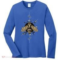 Beekeeper Meaningful Gift Honeycomb Honey Bee Compass Beekeeping Great Gift Women's Long Sleeve Shirt thumb 0