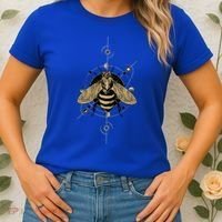 Beekeeper Meaningful Gift Honeycomb Honey Bee Compass Beekeeping Great Gift Women's T-Shirt thumb 2