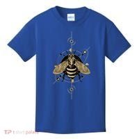 Beekeeper Meaningful Gift Honeycomb Honey Bee Compass Beekeeping Great Gift Kids T-Shirt thumb 0