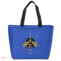 Beekeeper Meaningful Gift Honeycomb Honey Bee Compass Beekeeping Great Gift Tote Bag thumb 0