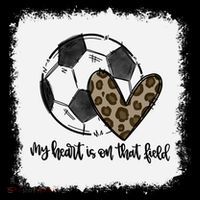 Bleached My Heart Is On That Field Soccer Mom Leopard Baby Bodysuit thumb 2