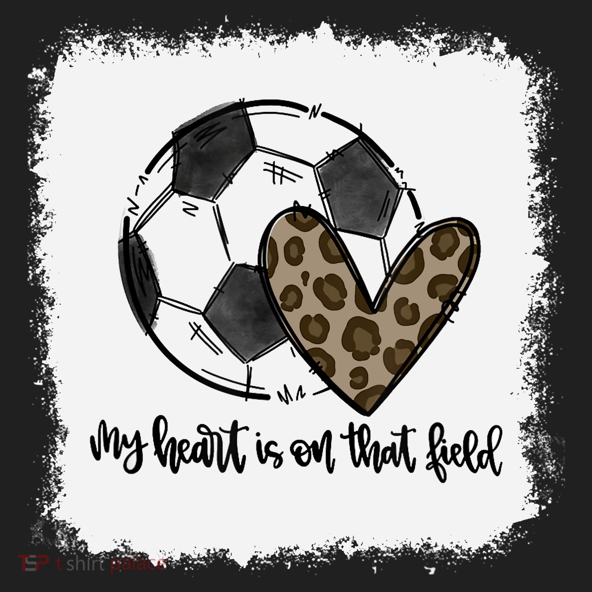 Bleached My Heart Is On That Field Soccer Mom Leopard Hat