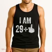 Birthday Male Him Fun 30 Funny 30th Birthday Cute Tank Top thumb 3