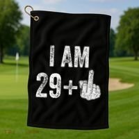 Birthday Male Him Fun 30 Funny 30th Birthday Cute Golf Towel thumb 1