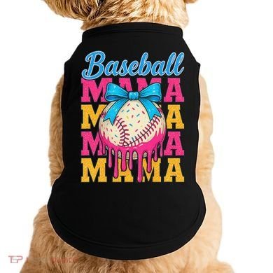 Baseball Mama Home Plate Ice Cream Drip With Sprinkles Drip Doggie Tank