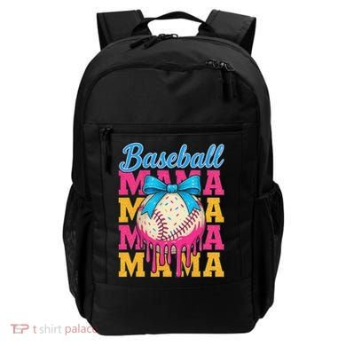 Baseball Mama Home Plate Ice Cream Drip With Sprinkles Drip Backpack