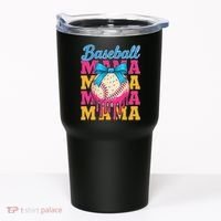 Baseball Mama Home Plate Ice Cream Drip With Sprinkles Drip Tumbler thumb 0