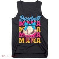Baseball Mama Home Plate Ice Cream Drip With Sprinkles Drip Tank Top thumb 0