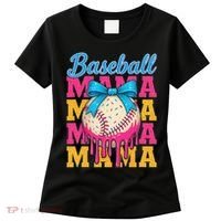 Baseball Mama Home Plate Ice Cream Drip With Sprinkles Drip Women's T-Shirt thumb 0