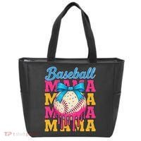 Baseball Mama Home Plate Ice Cream Drip With Sprinkles Drip Tote Bag thumb 0