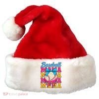 Baseball Mama Home Plate Ice Cream Drip With Sprinkles Drip Santa Hat thumb 0