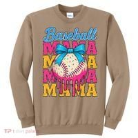 Baseball Mama Home Plate Ice Cream Drip With Sprinkles Drip Sweatshirt thumb 0