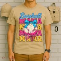 Baseball Mama Home Plate Ice Cream Drip With Sprinkles Drip T-Shirt thumb 6
