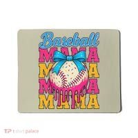 Baseball Mama Home Plate Ice Cream Drip With Sprinkles Drip Mousepad thumb 0