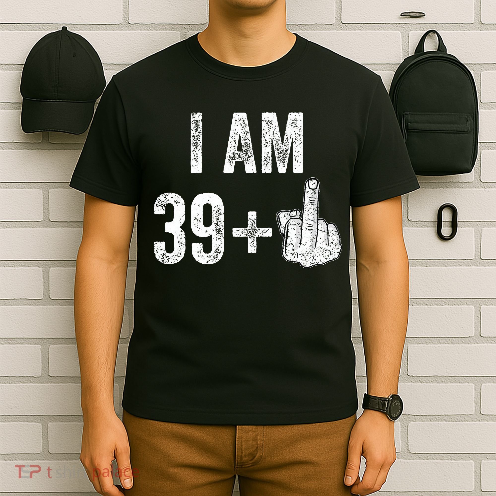 Birthday Male Him Fun 40 Funny 40th Birthday T-Shirt