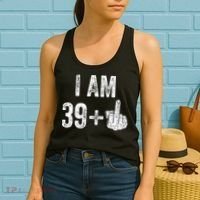Birthday Male Him Fun 40 Funny 40th Birthday Women's Tank Top thumb 2
