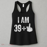 Birthday Male Him Fun 40 Funny 40th Birthday Women's Tank Top thumb 3