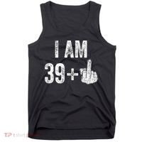 Birthday Male Him Fun 40 Funny 40th Birthday Tank Top thumb 0