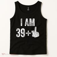 Birthday Male Him Fun 40 Funny 40th Birthday Tank Top thumb 2